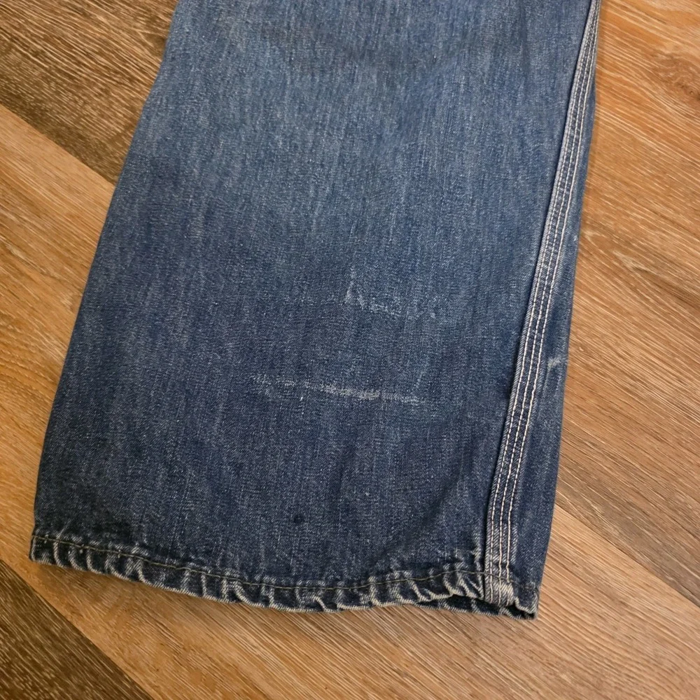VTG Lee Denim‎ Overalls 1940s 1950s Sanforized Donut Buttons USA 29